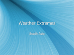 S. Asia Weather Climate Patterns