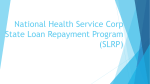 National Health Service Corp State Loan Repayment
