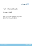 Mark Scheme (Results) January 2012 - School