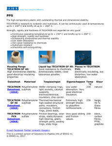 High dimensional stability, good electrical insulating properties