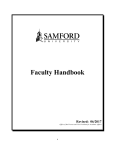 Faculty Handbook - Samford University