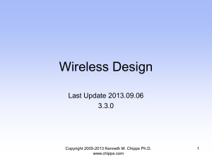 Wireless Design - Kenneth M. Chipps Ph.D. Home Page