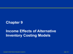 fixed manufacturing costs in beginning inventory