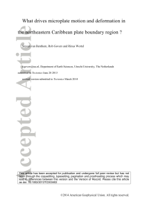 What drives microplate motion and deformation in the northeastern