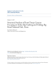 Structural Analysis of Ernst Tinaja Canyon Focusing on Strike