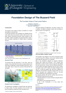 Foundation Design of The Buzzard Field
