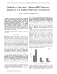 Qualitative Analysis of Enhanced Oil Recovery: Impacts on Air