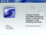 Creating a Practical Social Media Strategy for Authors, Customers