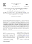 Stable hydrogen isotopic composition of hydrocarbons in torbanites