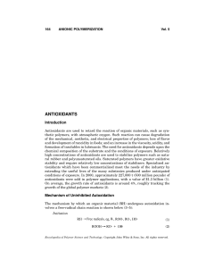 "Antioxidants". In: Encyclopedia of Polymer