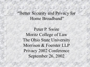 Better Security and Privacy for Home Broadband