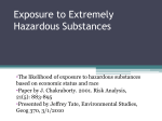 Exposure to Extremely Hazardous Substances