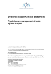 Evidence-based Clinical Statement