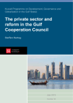 The private sector and reform in the GCC