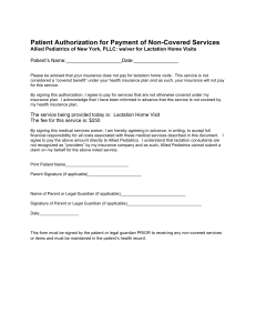 Patient Authorization for Payment of Non