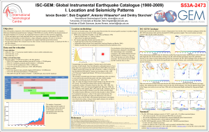 Poster  - International Seismological Centre