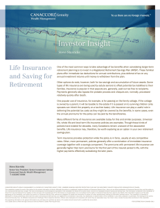 Using Life Insurance to Save for Retirement