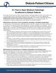 Medicare Advantage - Dialysis Patient Citizens