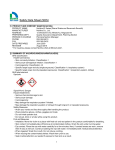 Safety Data Sheet (SDS)