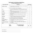 Plate Boundary Grading Rubric