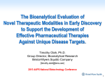 The Bioanalytical Evaluation of Novel Therapeutic Modalities in