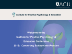 Professor Rhonda Craven - Institute for Positive Psychology
