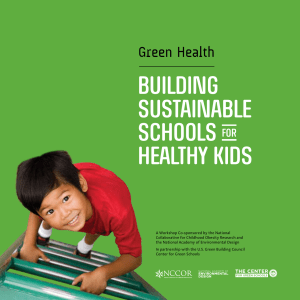 Building Sustainable Schools for Healthy Kids
