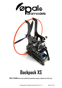 Backpack XS - RC