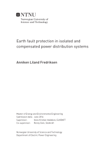 Earth fault protection in isolated and compensated