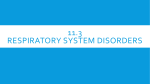 11.3 Respiratory system disorders