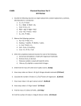 CH30S Chemical Reactions Part 2 Unit Review