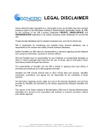 Legal Disclaimer Geneva Bioinformatics (GeneBio)