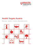 Health Targets for Austria - Gesundheitsziele Österreich