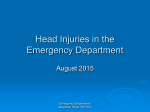 Head Injury - Aberdeen Emergency Medicine