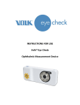 Volk Eye Check Instructions for Use