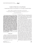 Sorption of Metal Ions on Clay Minerals