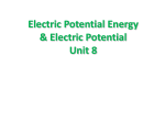 energy per unit charge