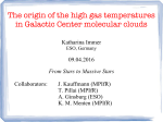 The origin of the high gas temperatures in Galactic Center molecular