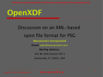 Discussion on an XML-based open file format for PSG