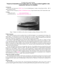 Numerical simulation of two-phase flow by a level