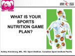 What Is Your Sports Nutrition Game Plan?