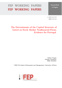 The Determinants of the Capital Structure of Listed on Stock Market