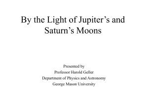 Jupiter, Consummate Jovian - Department of Physics and Astronomy