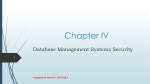 Chapter IV computer security