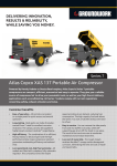 153 Atlas Copco XAS 137 Portable Air Compressor