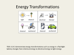 energy transformations notes