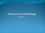 Classical Criminology (2)
