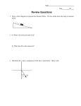 Static Force Review Questions