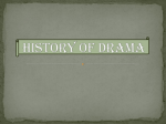 History of Drama