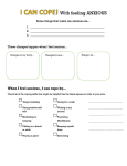 coping with anxiety worksheet